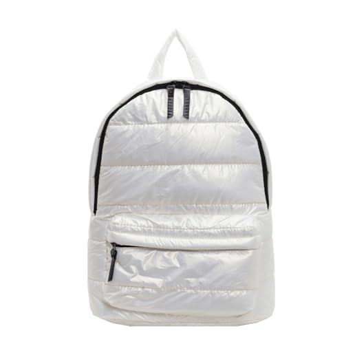 Sac à dos matelassé grande capacité pour femme avec fermeture éclair solide