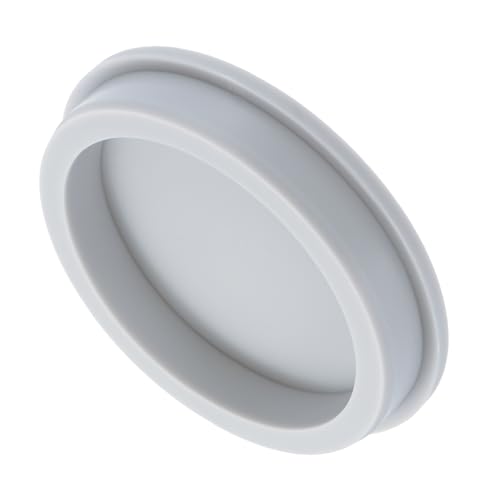 Image of MECCANIXITY High Temp Silicone Plug Mount Dia 106.5mm /4.19 Inch T Shaped Rubber Stopper Hole Plugs for Powder Coating Plating Waterproof Sealing Plugs Grey Pack of 1(OD 116mm /4.57 Inch)