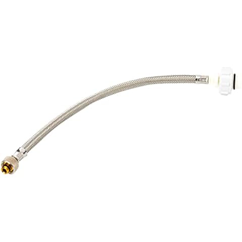 Geberit Connecting Hose for Concealed cisterns, 120 mm, 1 Piece, 240.921.00.1, Silver Cover