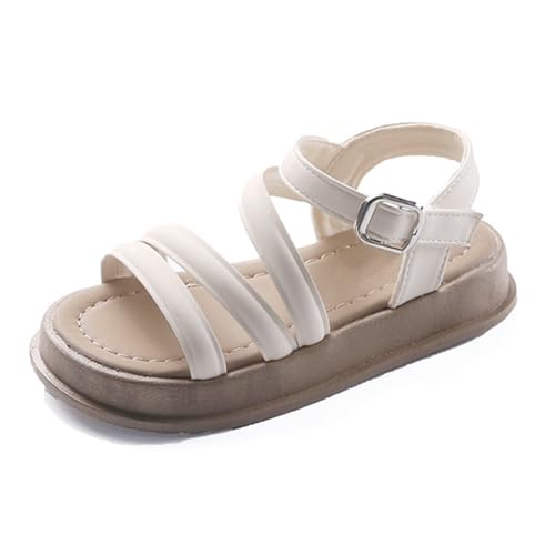 Girls Sandals Fashion Summer Strappy Flats Gladiator Sandals Shoes Open Toe Cute Flats Dress Sandals For Toddler/Little Kid/Big Kid