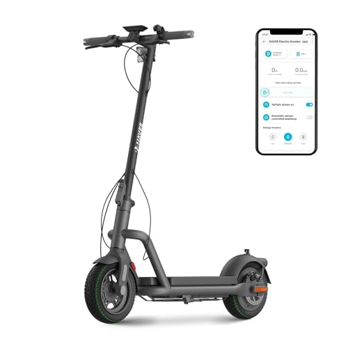 NAVEE Patinete Eléctrico N65i Homologado DGT, 65km Autonomía, Motor 1000W, Máx 25km/h, Frenos Tambor y Disco con E-ABS, Intermitentes, App Móvil, Pendiente 24%