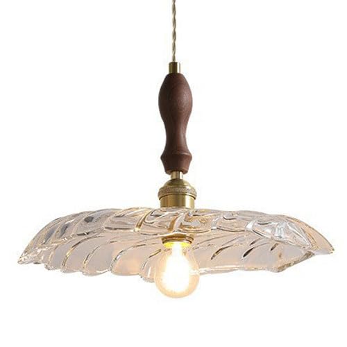 Lampe suspendue cuisine et salon avec suspension minimaliste en verre