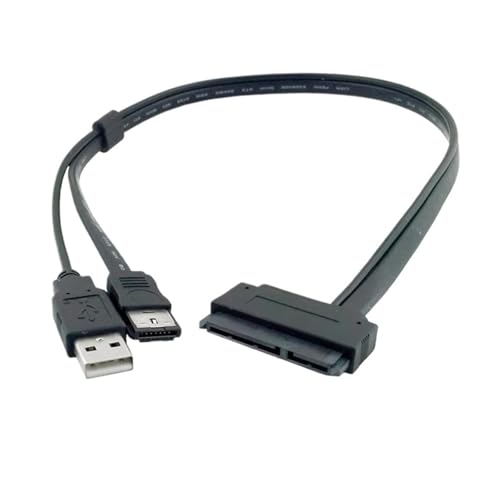 Cable divisor SATA 22Pin a ESATA con alimentación USB miniatura 2
