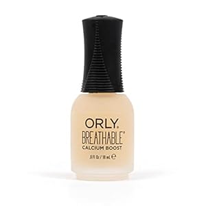 ORLY Breathable Calcium Boost Nail Treatment for strengthening and nourishing dry, damaged and thin nails(18ml)