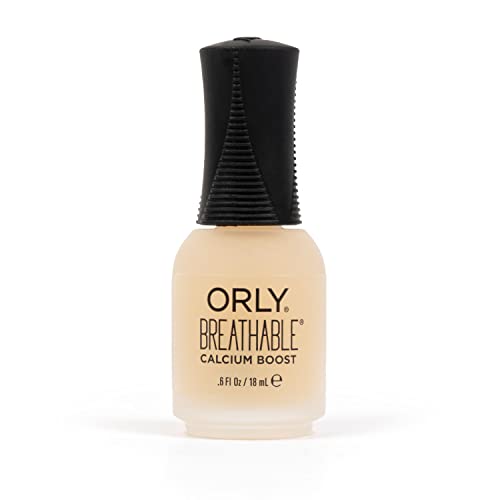 ORLY Breathable Calcium Boost Nail Treatment for strengthening and nourishing dry, damaged and thin nails(18ml)