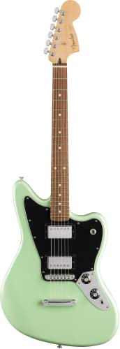Fender Limited Edition Player Jaguar® HH, Pau Ferro Doigts, Surf Pearl - Les Beatles, Paul McCartney, John Lennon, RIngo Starr, George Harrison Fender Limited Edition Player Jaguar® HH, Pau Ferro Doigts, Surf Pearl