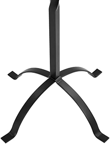 Yaheetech 5 Pieces Fireplace Tools Set, Black Fireside Companion Sets with Poker, Tong, Shovel, Brush & Base, for Wood Stove Home Use, 81cm Height