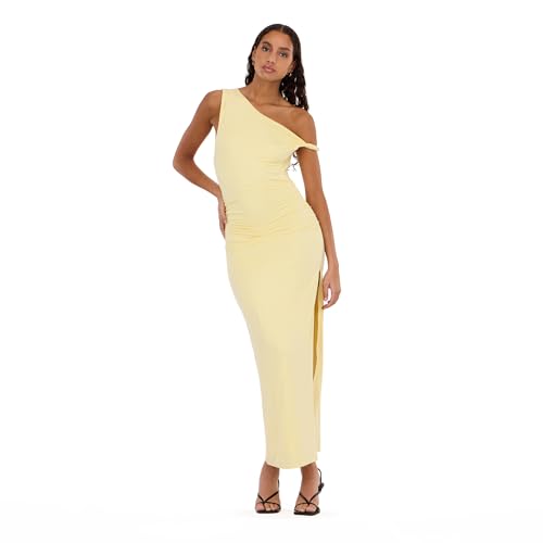 asymmetrical dress forever 21 Forever 21 Metallic Asymmetrical Tube Dress Acid Green/Silver