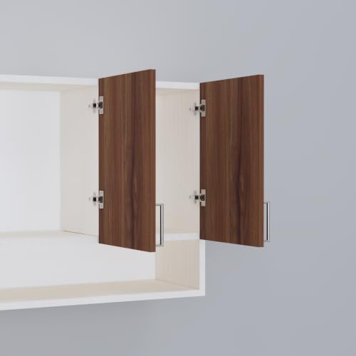 Image of SPECIALITY PANELS 3 Door Modular Wall Mounted Kitchen Cabinet with Organizer Shelf Space Saving Storage Unit | Engineered Wood Cupboard for Kitchen Living Room Organizer Furniture | DIY Assembly