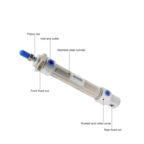 Cylindre pneumatique double effet pour l'automatisation de lignes de convoyage - 4