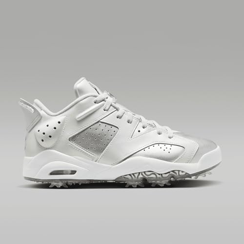 Jordan Retro 6 G NRG Men's Golf Shoes (FD6719-001, Photon Dust/White/Metallic Silver) Size 73