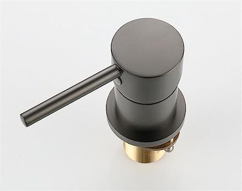 Robinet de lavabo salle de bain gris pistolet design orientable 360