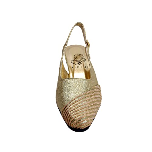 Floral Indira Women's Wide Width Dress Slingback Pumps2