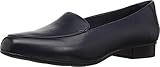 CLARKS Zapatillas Juliet Lora para Mujer, Piel de Color Azul Marino., 36 EU