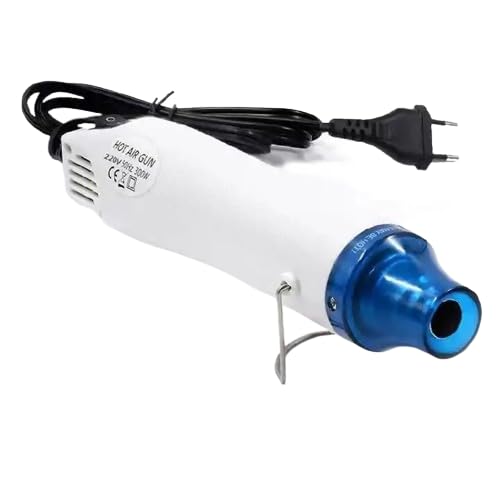 EZ LIVING 1pcs Multicolor Electric hot air Gun for Shrinking Wrapping PVC All Purpose Creative DIY Craft Ideas Using The Long Heat Gun Mini Handheld Hot Air Gun