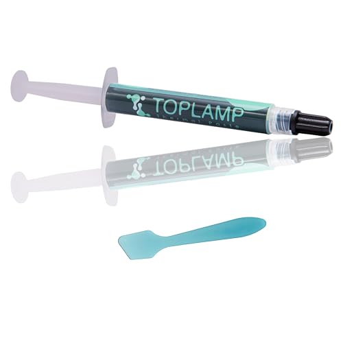 Toplamp TL-A40 High Efficiency Thermal Paste, High Conductivity, Non-Conductive, Stability and Longevity, Non-Corrosive, Wide Temperature Range with Tool (4g)