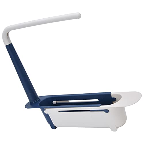 Fdit organizador telescópico para fregadero, estante ajustable debajo del fregadero, organizador de cocina expandible con gran capacidad (azul) miniatura 4