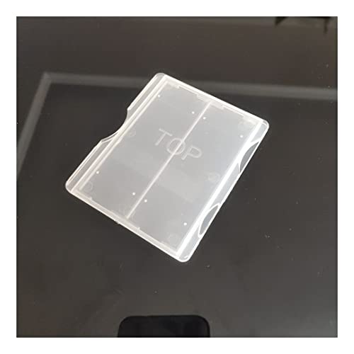 顕微鏡観察 10 ピース/ロットポータブルラボ ABS プラスチック顕微鏡スライドホルダーディスペンサーボックス 2 個容量ケース(Type b)