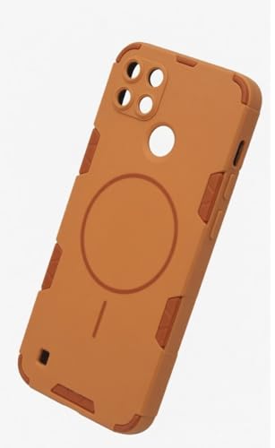 Image of Shock Proof Heavy Protection Cover for Realme C21Y | 360 Degree Protection Case Cover for Realme C21Y - Orange