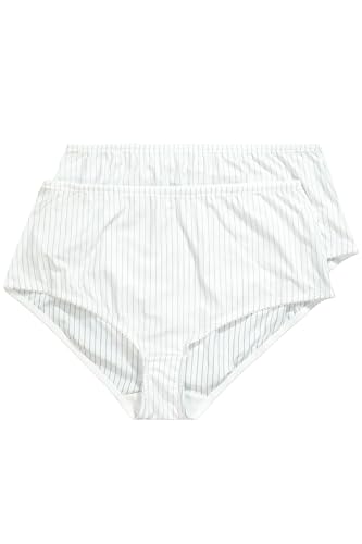 Slips Femme Culottes Pinstripe Sous-Vêtements Coton Lot de 2