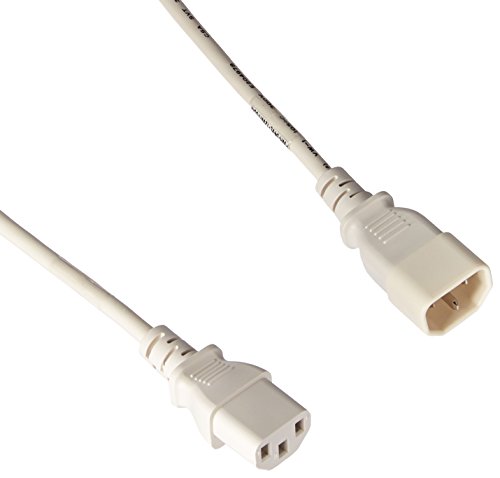 C2G 17522 C13-C14 Power Extension 18 awg 4ft White