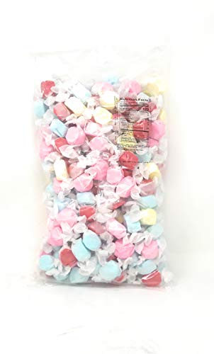 Sweet Candy Company Salt Water Taffy Individually Wrapped - Salt Water Taffy Candy Bulk, Old Fashioned Assorted Flavors, Soft and Chewy Candy Mix, Gluten Free Variety Pack - 3 lb Bag