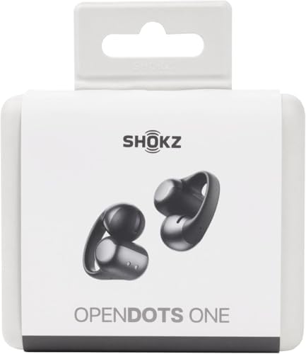 SHOKZ OpenDots ONE-Open-Ear Headphones, Clip-On Earbuds-Wireless Bluetooth Earbuds with Microphone-Secure, Lightweight, Comfort-Premium Dolby Audio-Water Resistant-Fast Charging-Up to 40 hrs Playtime — view 9