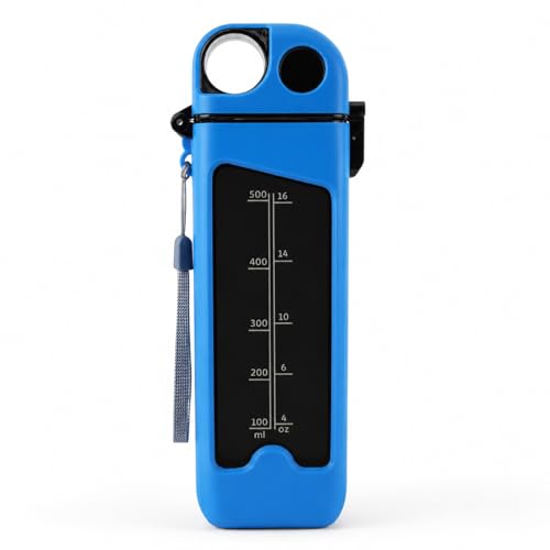 Image of Water Bottle with Screw Cap 500 ml | Leaf-Proof Gym Bottles for Adults | 100% BPA Free Water Bottle for School Kids | Ideal for Traveling & Office | Ergonomic Carry Handle