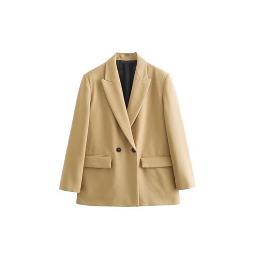 Women Office Suit Jacket Loose Blazer Long Sleeve Formal Casual Coat Top Outwear2