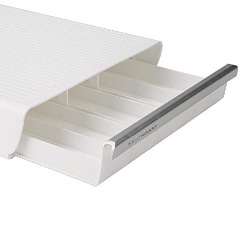Mind Reader Single Serve Drawer And Holder, Coffee Station And Pod Capsule Storage Organizer, 30 Capacity, 13.1 X 9.5 X 2.5, White #TOP6