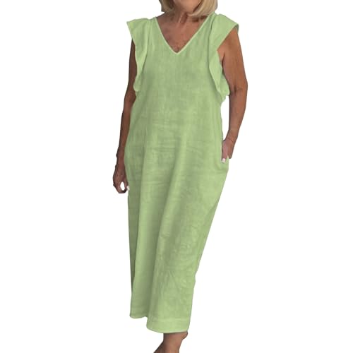 Vestidos casuales para mujer, vestidos de mujer para ocasiones especiales de verano, talla 12, vestido rosa y naranja, vestido de punto para mujer, suéter de talla grande, cóctel, verde menta, M