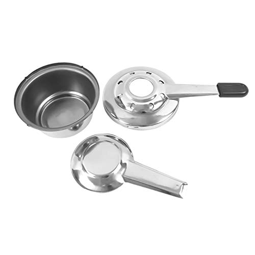 Renwu Fondue Brenner Edelstahl Pastenbrenner Für Fondue Alkohol Herd Brenner Topfbrenner Mini Chocolate Cheese Fondue Set Für UFO-förmiger Ofenkern Mit Einstellbarer Größe Cover