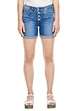sehr helle Waschung s.Oliver Damen Slim Fit: Jeansshorts medium blue 38