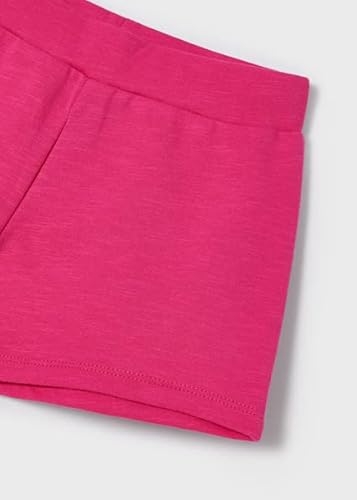 Mayoral Set di pantaloncini con fiori magenta da