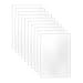 Vitre plexiglass pour cadre 1,5 mm. Feuille de verre acrylique de remplacement. Plexi transparent - 21x30 cm (210x300 mm) - Lot de 10