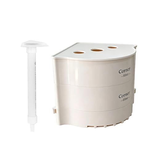 Filtre d'aquarium compact avec boîte de filtration d'angle pour betta
