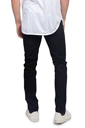 Victorious Men's Super Skinny Fit Colored Jeans Dl1001-Super - Black - 30/32 #TOP2