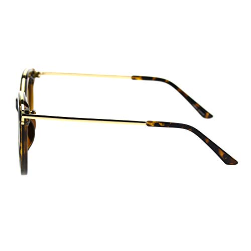 Womens Fashion Sunglasses Round Butterfly Double Frame UV 4004