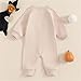 Newborn Halloween Outfit Newborn Jumpsuits Spring Summer And Autumn Comfortable And Fashionable Baby Jumpsuits Halloween Toddler Clothes White 9-12 Months