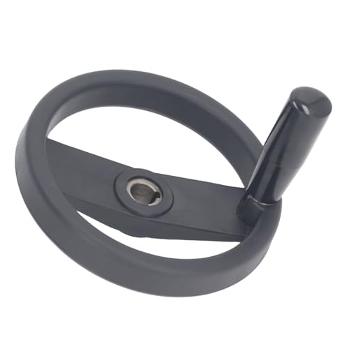 2 Spoke Hand Wheel 16mm Plastic Lathe Milling Machine Handwheel with Revolving Handle