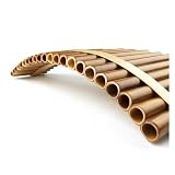 flet pana Ręcznie wykonany bambusowy flet Pana 22 piórkowy instrument dęty drewniany