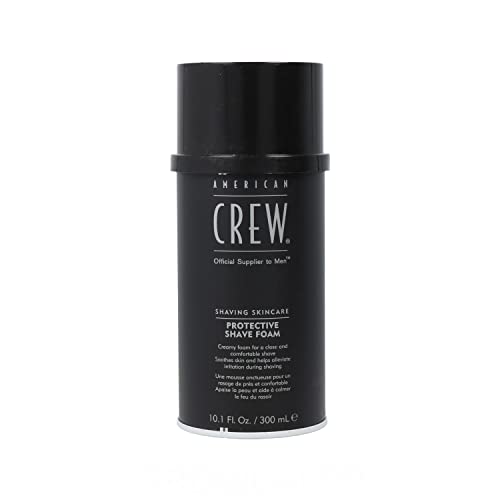 American Crew Shave Cream for Men, Protective Shave Foam, 10.1 Fl Oz