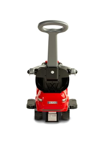CARETERO - Rutschauto mit Schiebestange - Rutschfahrzeug Sport Car - Rutscherfahrzeug mit Sicherheitsbügel - Kinderfahrzeug mit Sound und Licht - Kinderspielzeug zur Motorikförderung - Rot – Bild 6