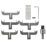 GETAJGHSD Juego de Herramientas para Tallar Madera Brocas de Anillo, Fresas de Pulsera y Anillos de Madera, Kit Completo para Bricolaje y Fabricación de Joyería Artesanal, Uso en