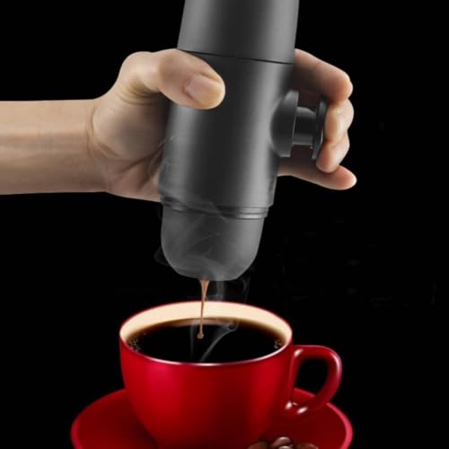 Image of Manual Espresso Brewer Outdoor Friendly Portable Espresso Machine Compact Hand Pump Coffee Machine for Campers, Travelers, Camping, Blk Hand Press | Home & Garden | Kitchen Dining & Bar