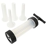 Cabilock 1 Satz Wurstschneider Herstellung Hausgemacht Wursthersteller Füller Party Wurstfüllrohre Haushalt Maschine Wurstgehäuse Stopfrohre Rostfreier Stahl Weiß