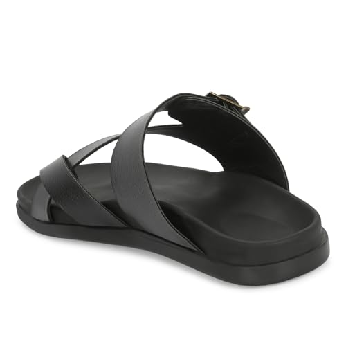Image of Centrino Thong Sandal for Men | Grip Insole for Stability | Modern Look with Straps | Comfortable Casual look sandal for Men's (9283)