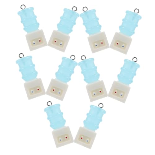 Imagen de KOMBIUDA Dispensador De Agua Colgante Miniatura Resina Decoración Multiusos Para Llaveros y Pendientes