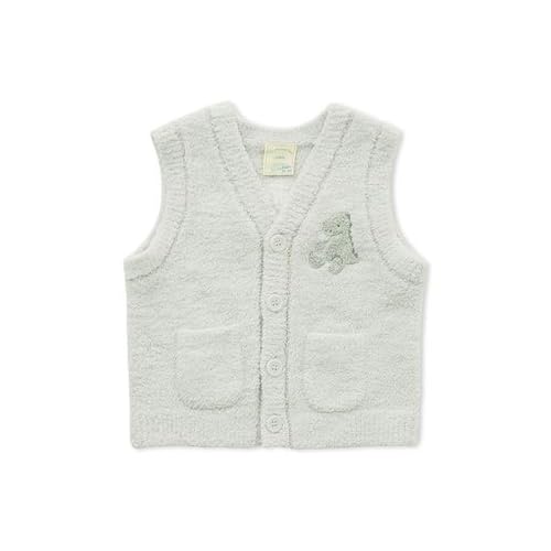 ジェラートピケ キッズアンドベイビー ベビー パウダーアニマルベスト ジェラピケ ルームウェア gelato pique Kids＆Baby BABY(GR-グリーン、80)