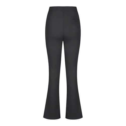 bmkBWO Dress Pants Women,High Waisted Work Pants with Pockets High Waist Ankle Slit Office Business Slacks Stretchy Trousers4